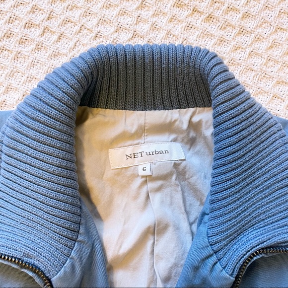 NET Urban jacket in cerulean blue (tag says 6 but fits like size US 0) - Picture 2 of 5